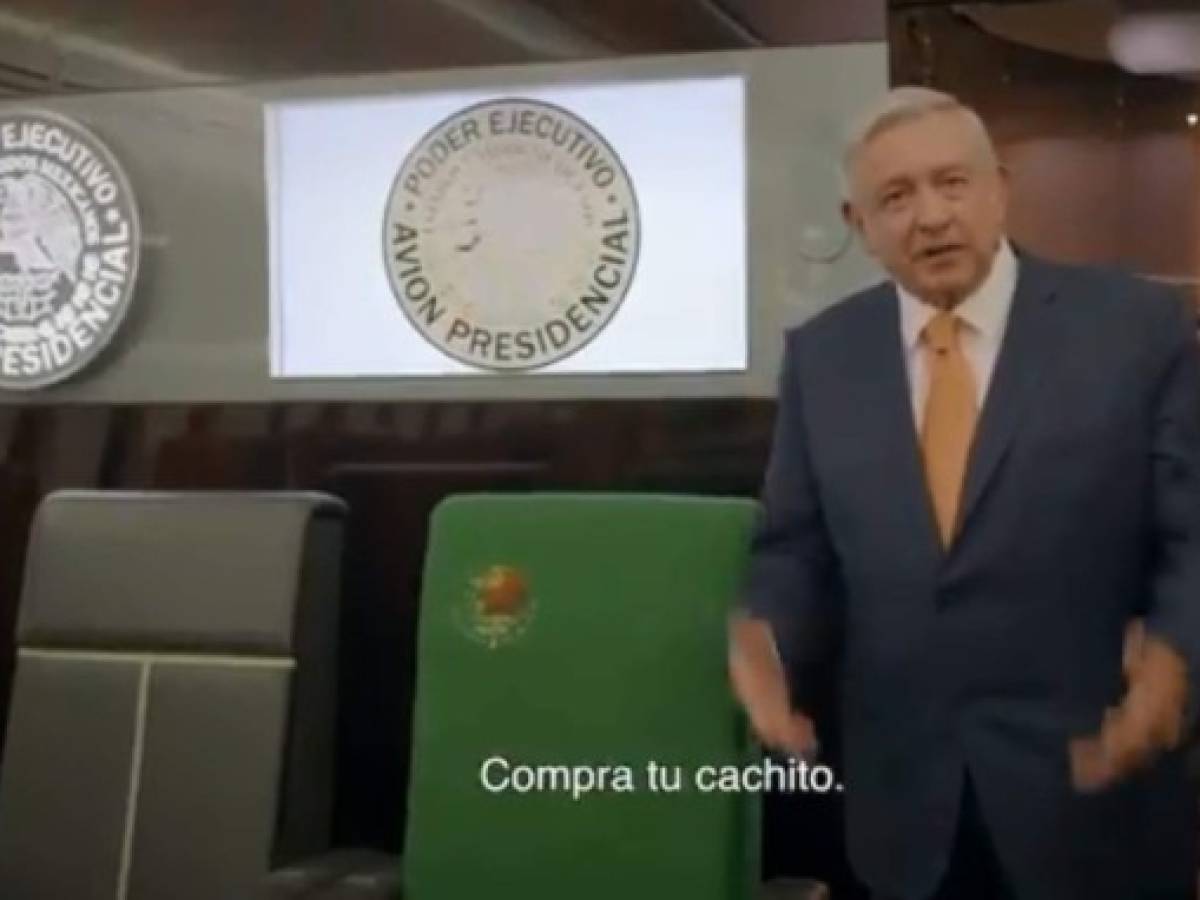 López Obrador sube al lujoso avión presidencial de México