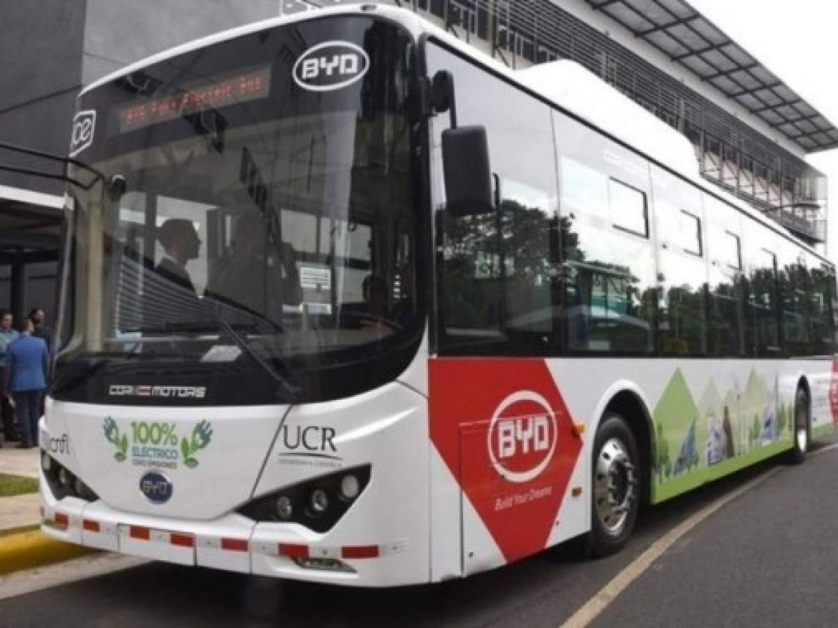 Costa Rica activa plan de adopción de autobuses eléctricos para transporte público