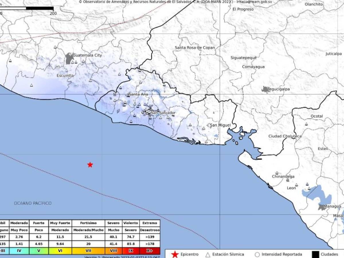 Sismo de 4,8 de magnitud sacude Guatemala y El Salvador