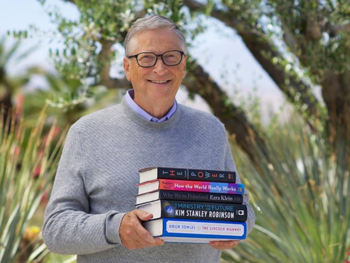 Bill Gates te recomienda 5 libros: Me encantaron todos y espero que encuentres algo que disfrutes también