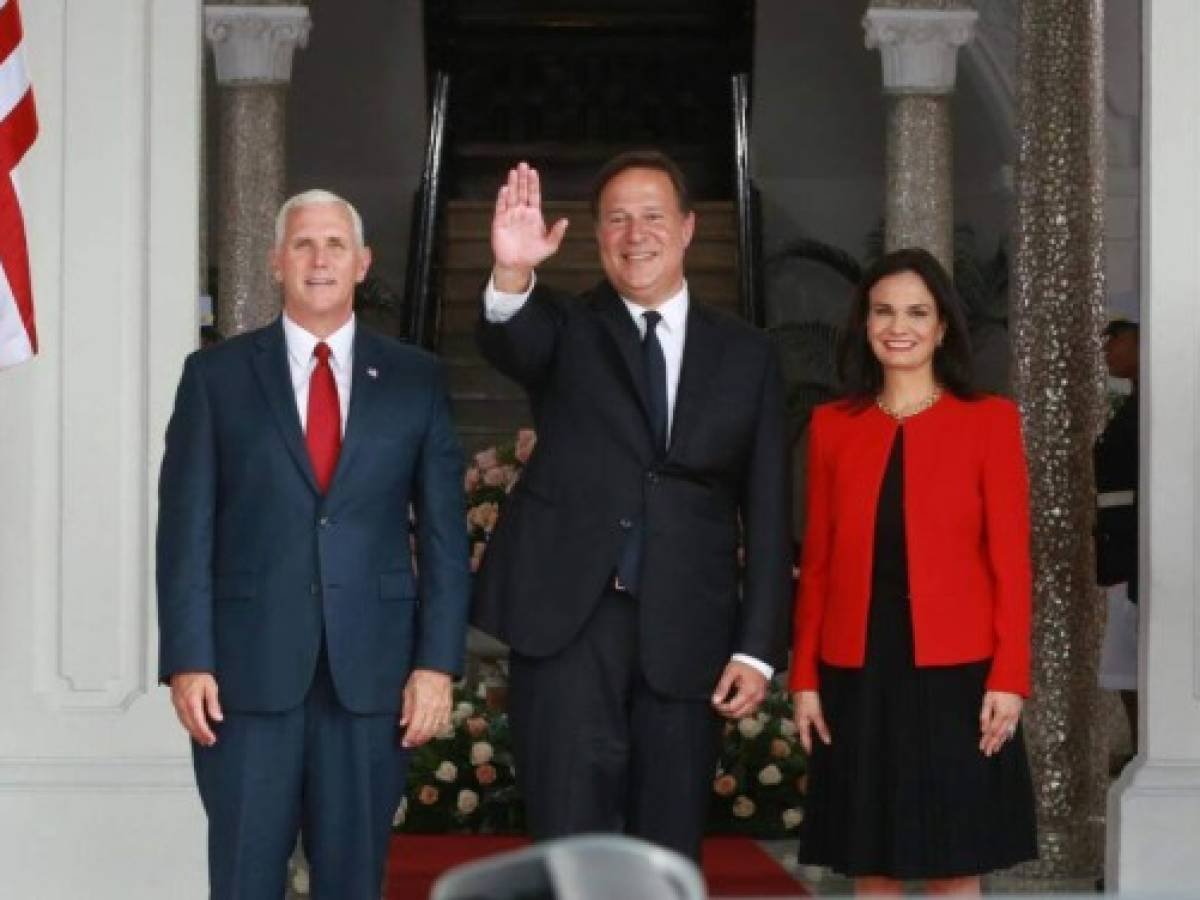 Varela pide a Pence fomentar las inversiones de EE.UU. en Panamá
