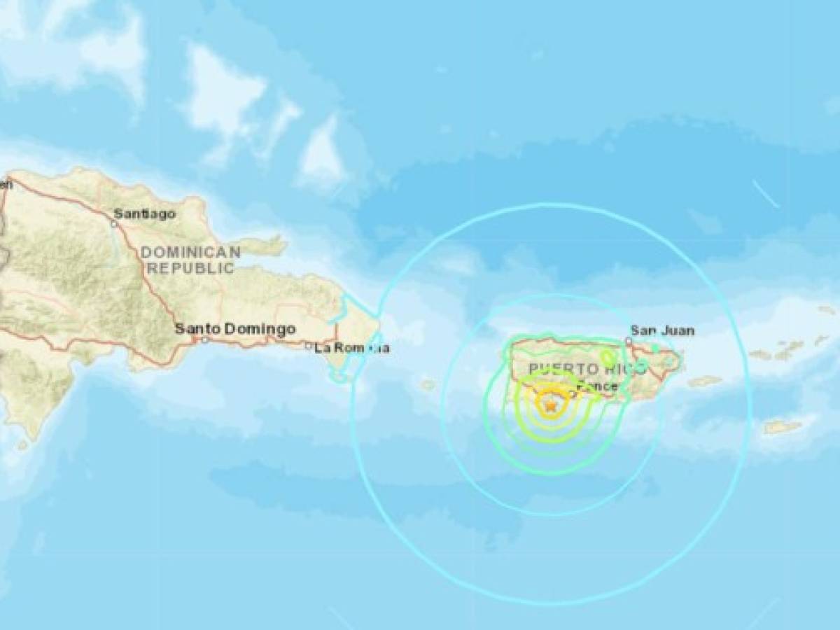 Nuevo sismo de magnitud 6,4 genera alarma en Puerto Rico
