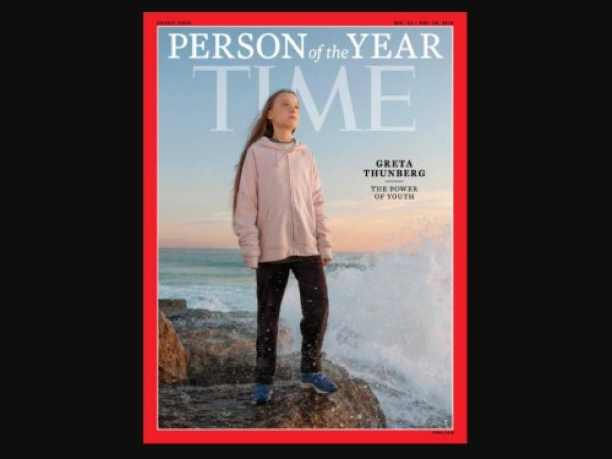 La activista Greta Thunberg es la personalidad del año de la revista TIME