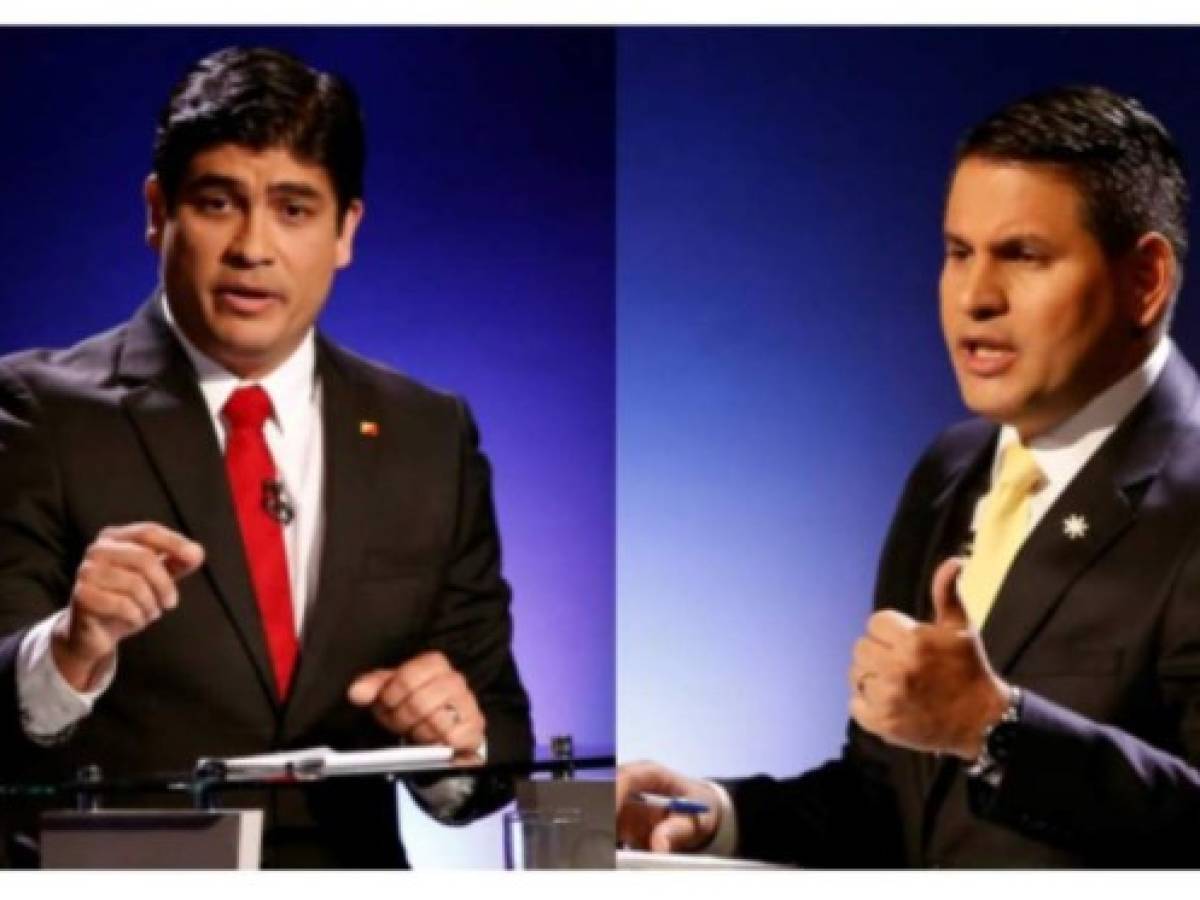 Elecciones Costa Rica: Empate técnico entre Carlos Alvarado y Fabricio Alvarado
