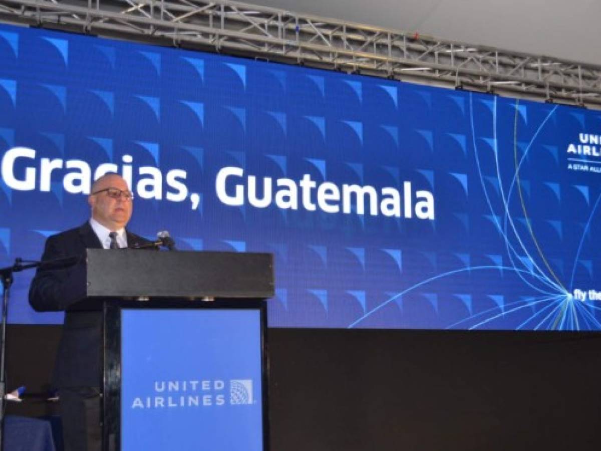 United Airlines celebra 30 años de operaciones en Guatemala