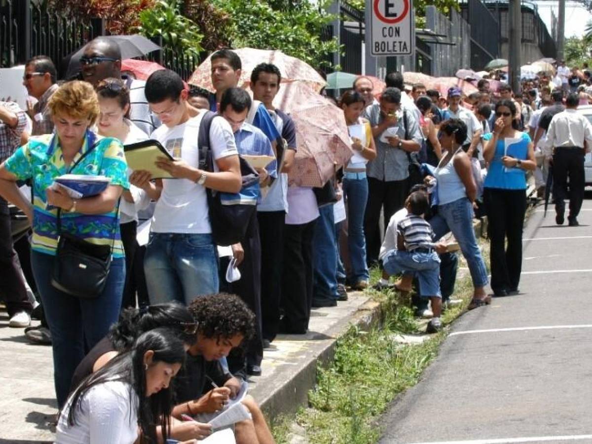 En Costa Rica 4 de cada 5 personas con experiencia laboral no encuentran trabajo