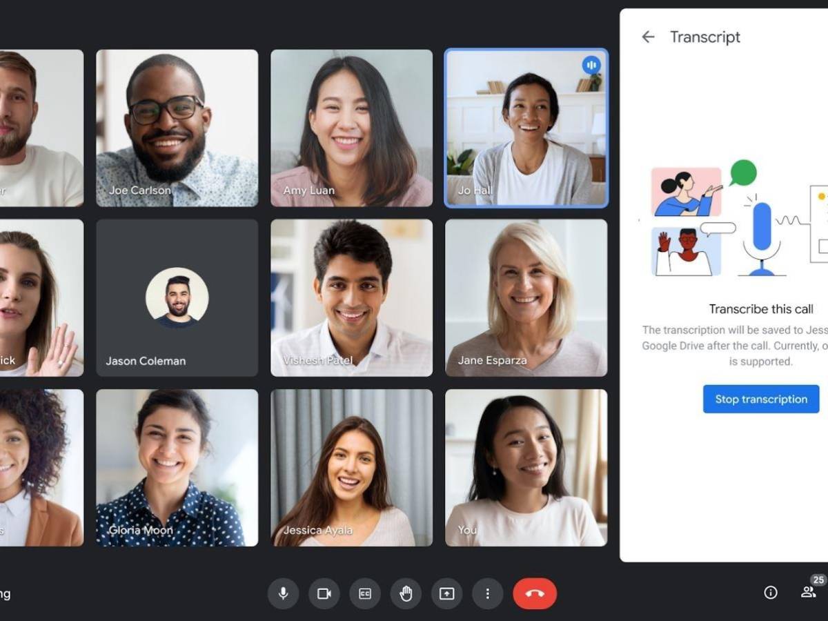 Google Meet introduce las transcripciones automáticas