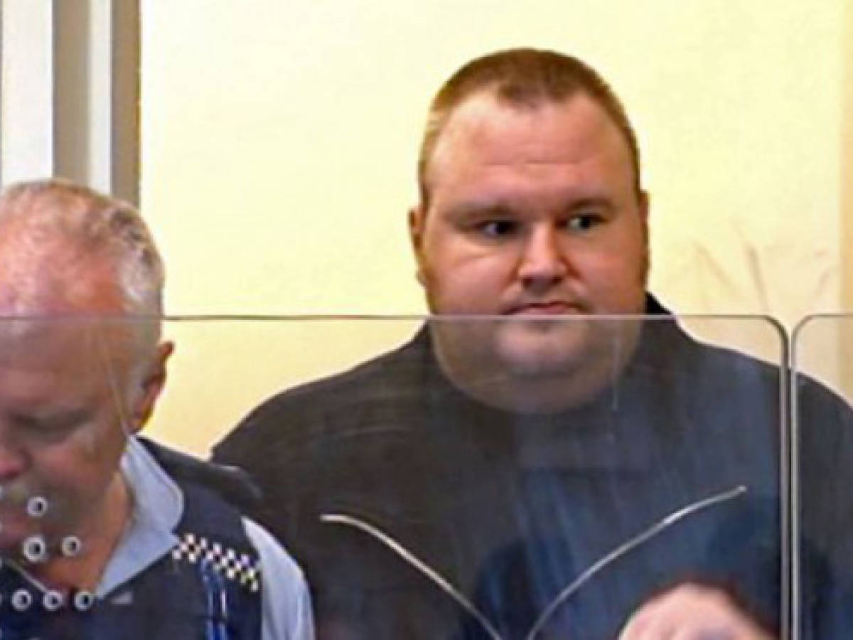 El fundador de Megaupload, en libertad bajo fianza