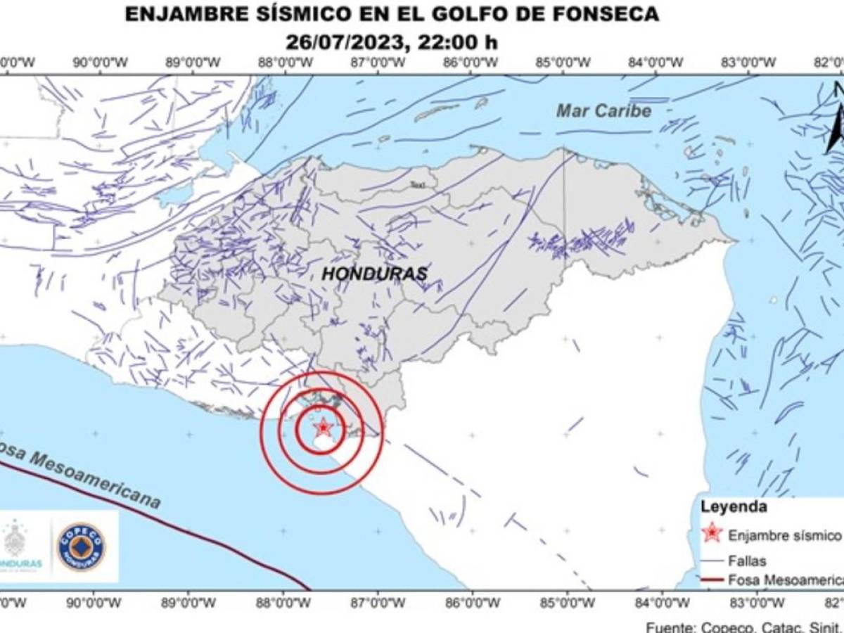 Honduras y Nicaragua vigilan actividad sísmica en Golfo de Fonseca