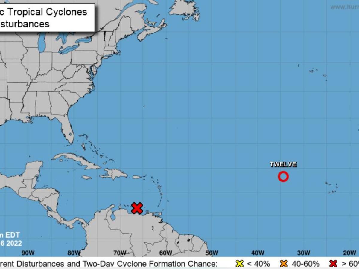 Centro Nacional de Huracanes advierte a Centroamérica vigilar la Depresión Tropical
