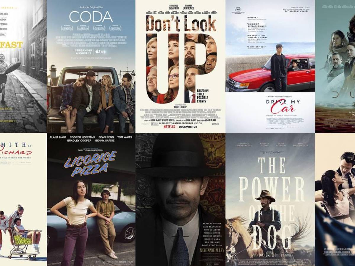 Conozca las 10 producciones nominadas a mejor película en los Oscar 2022