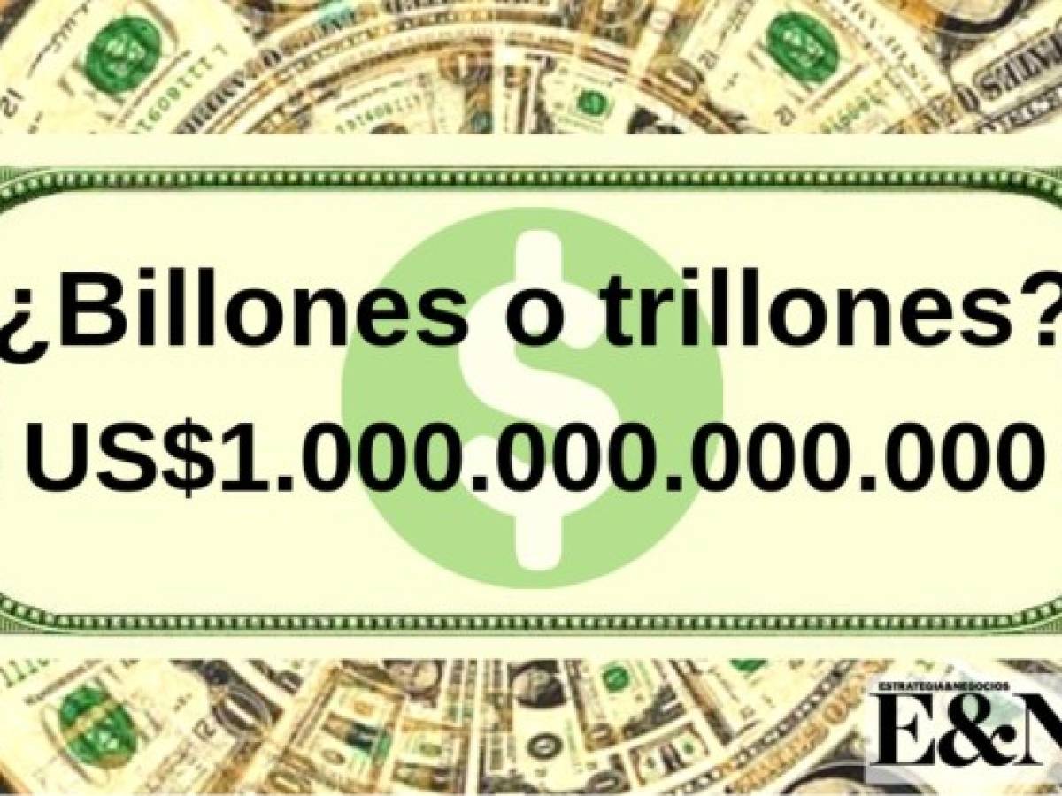 ¿Billón o 'trillion'? El idioma cambia las cifras