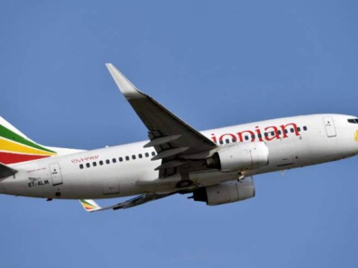 (FILES) In this file photo taken on November 28, 2017,an Ethiopian Airline Boeing 737-700 aircraft takes off from Felix Houphouet-Boigny Airport in Abidjan. - An Ethiopian Airlines Boeing 737 crashed on March 10, 2019, en route from Addis Ababa to Nairobi with 149 passengers and eight crew believed to be on board, Ethiopian Airlines said as Ethiopia's prime minister offered condolences to passengers' families. (Photo by ISSOUF SANOGO / AFP)