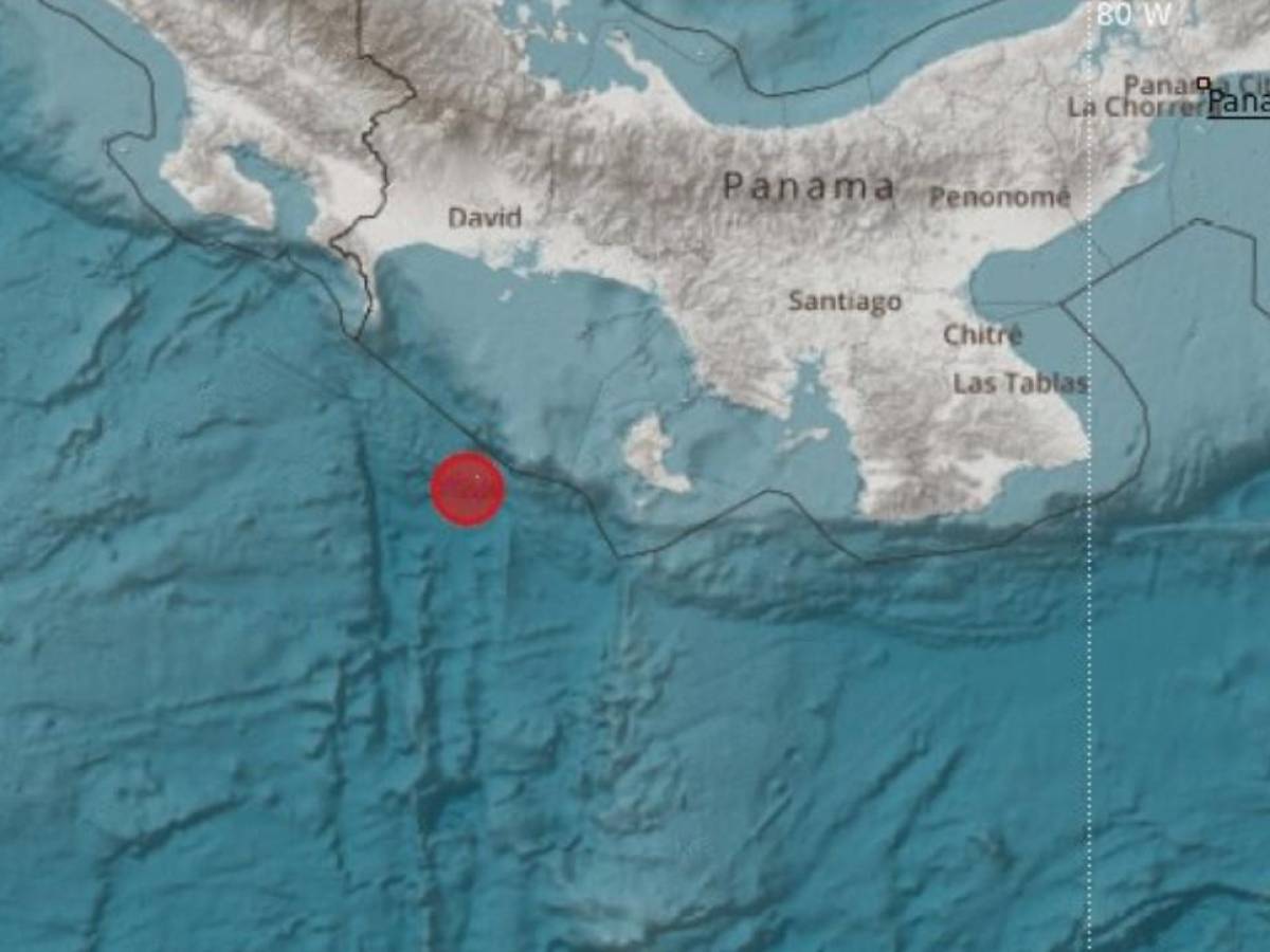 Sismo de 6,7 grados sacude Panamá sin reporte de daños ni víctimas