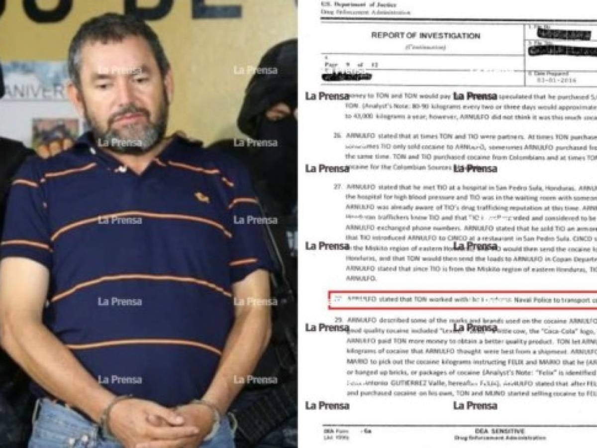 Honduras: Jefe del cartel del Valle involucra a Fuerza Naval en el tráfico de drogas