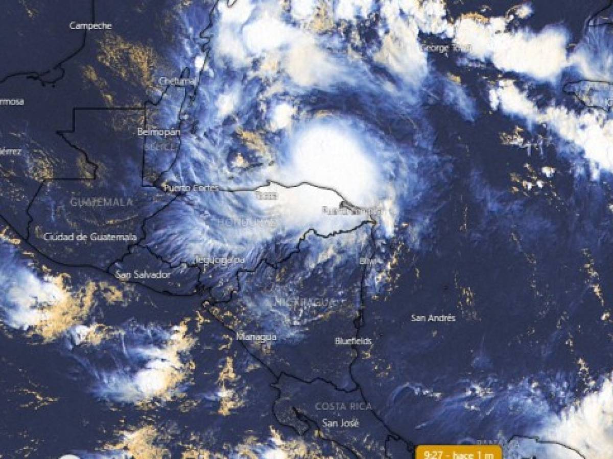 Honduras bajo alerta por tormenta tropical Nana
