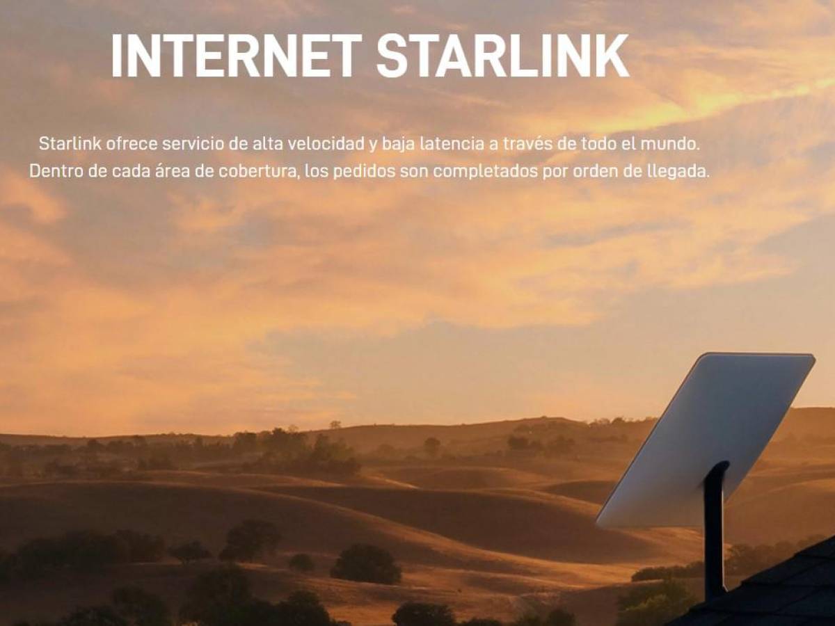 Starlink estará disponible en Honduras