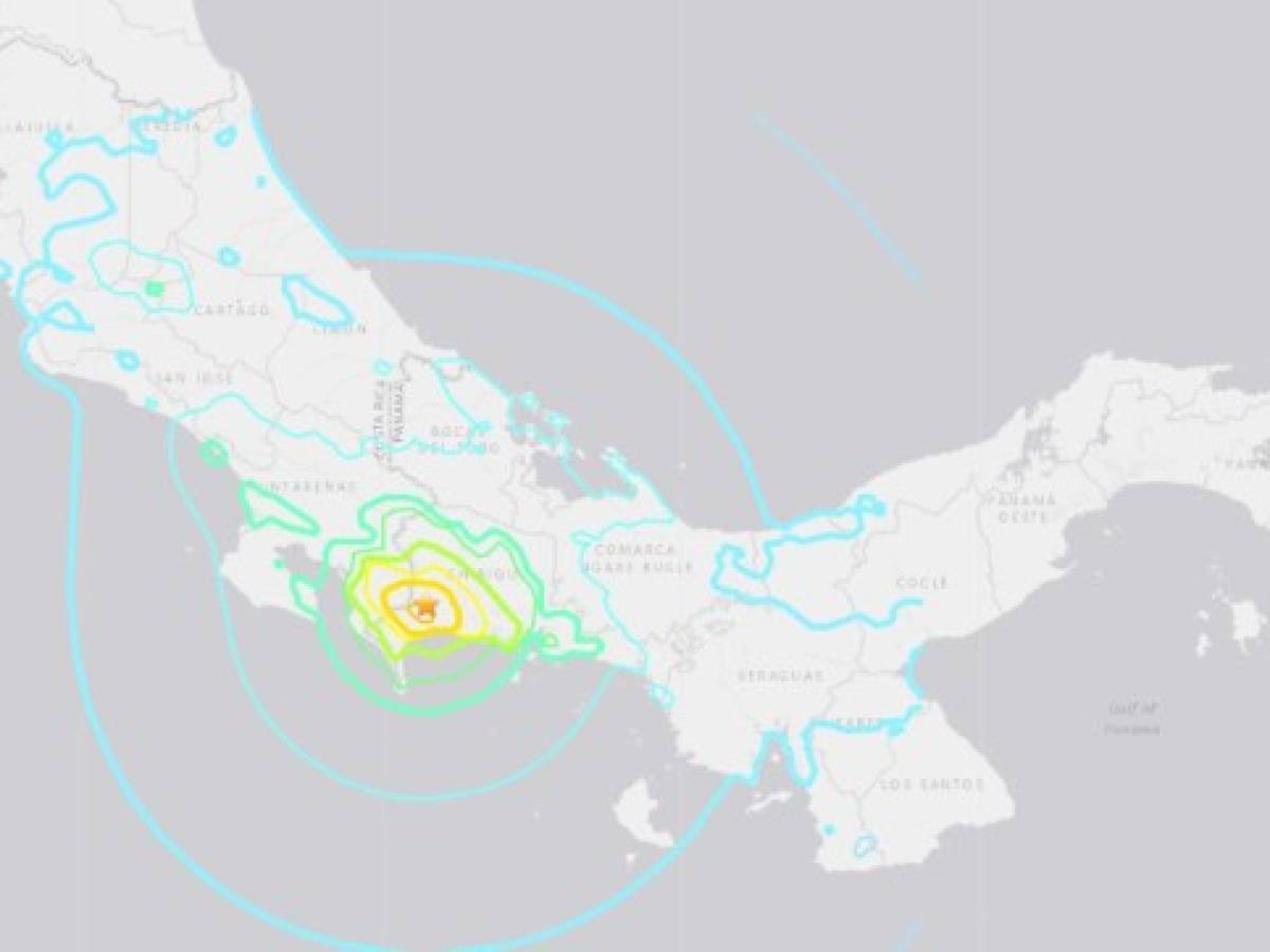 Sismo de 6,3 grados estremece la frontera Costa Rica - Panamá