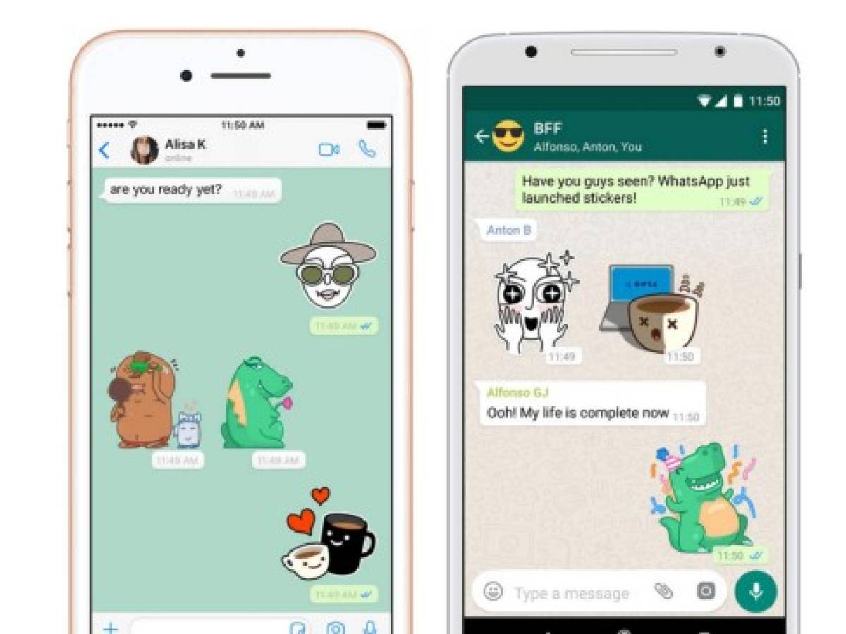 WhatsApp incorpora stickers para mejorar la expresividad