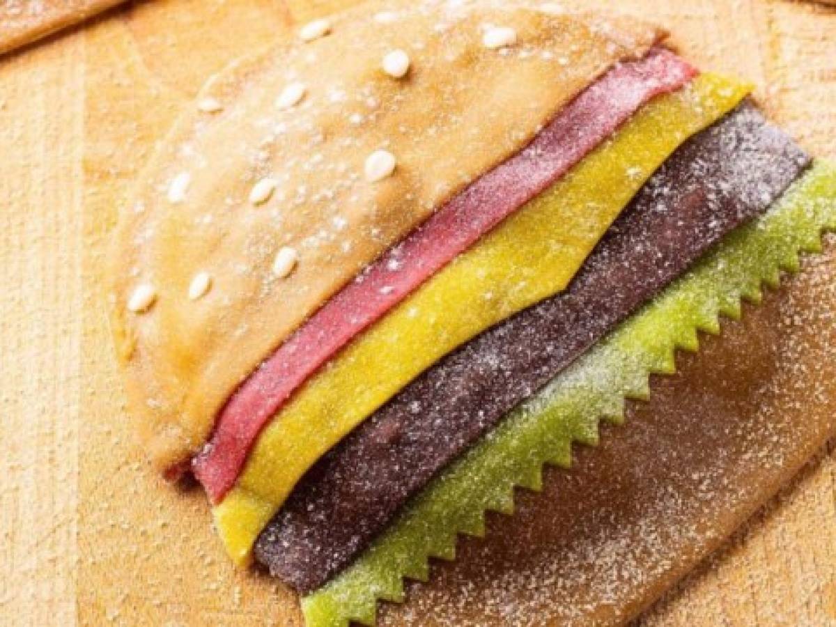 Raviolis convertidos en hamburguesa y tacos, tendencia en Instagram