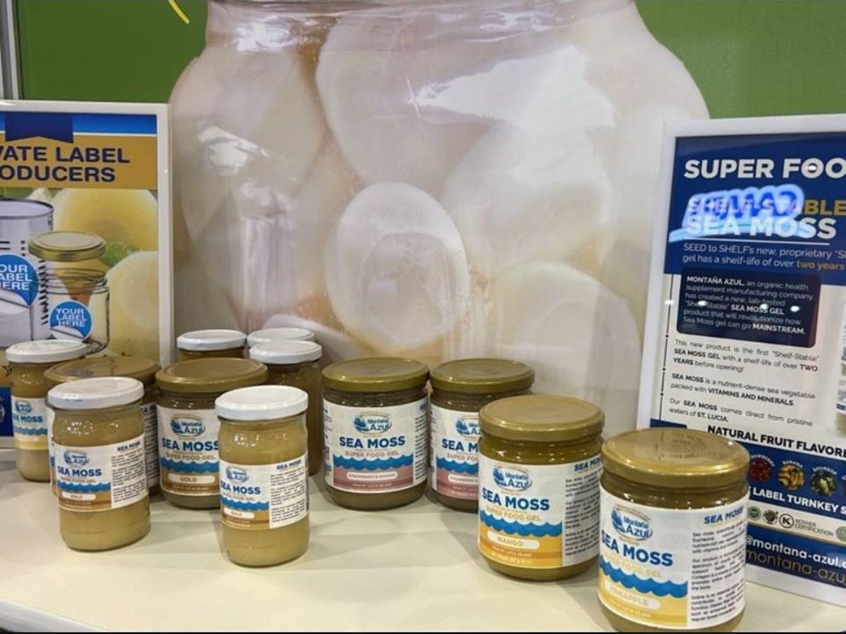 “Sea Moss Piña” de Agroindustrial Montaña Azul destaca en feria PLMA Chicago 2025