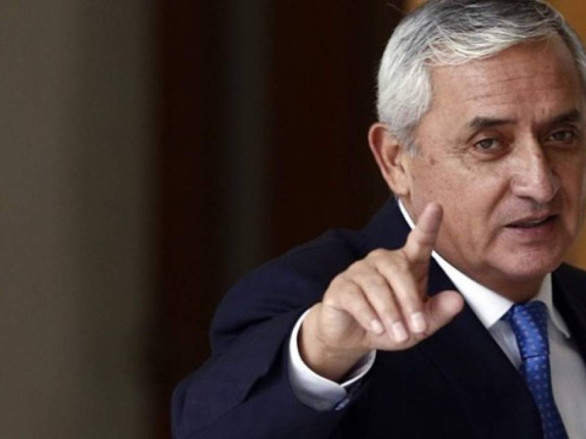 Fiscalía pedirá que Otto Pérez Molina deje de ser Presidente de Guatemala
