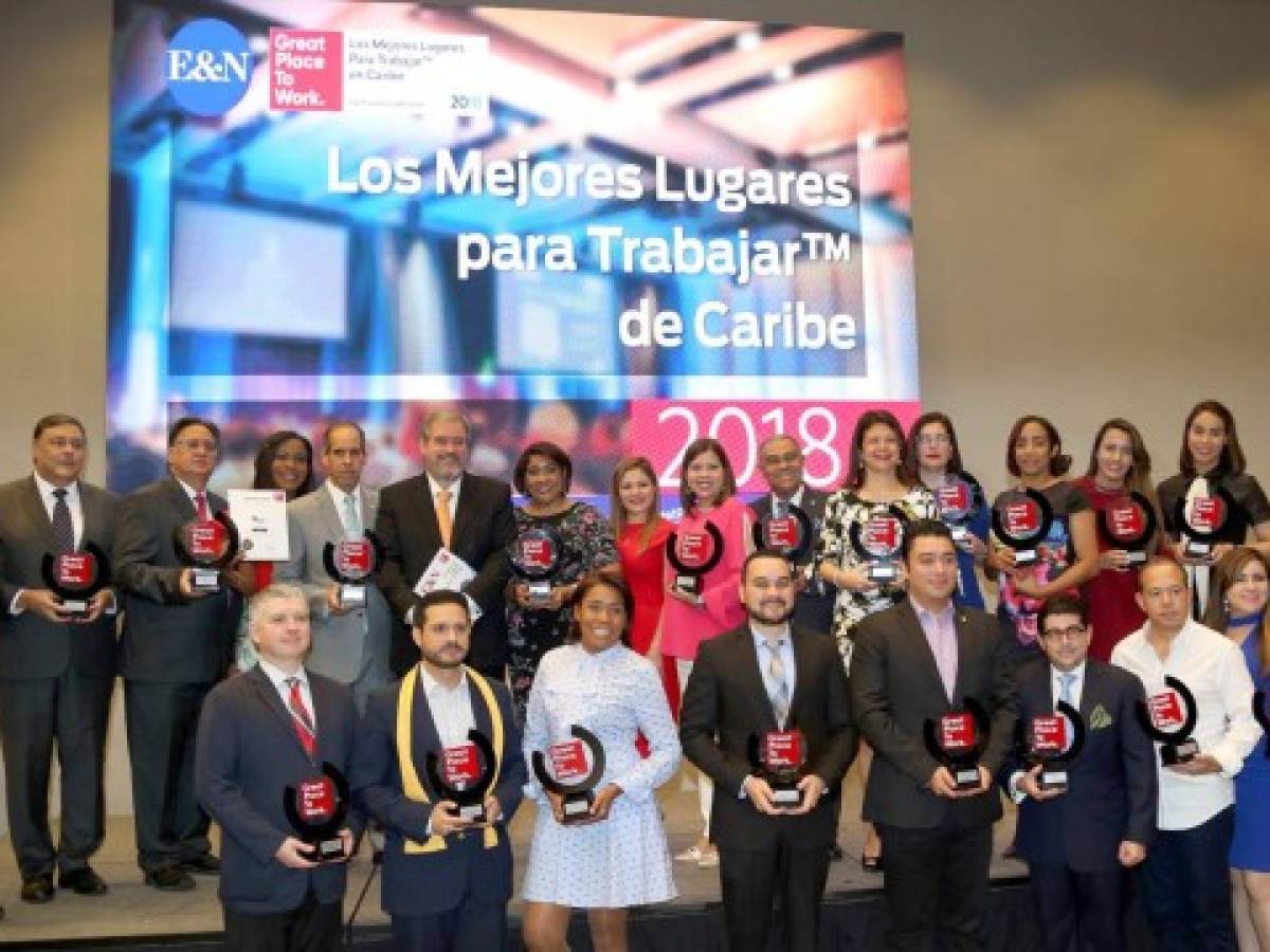 Estos son Los Mejores Lugares Para Trabajar™ en Caribe 2018