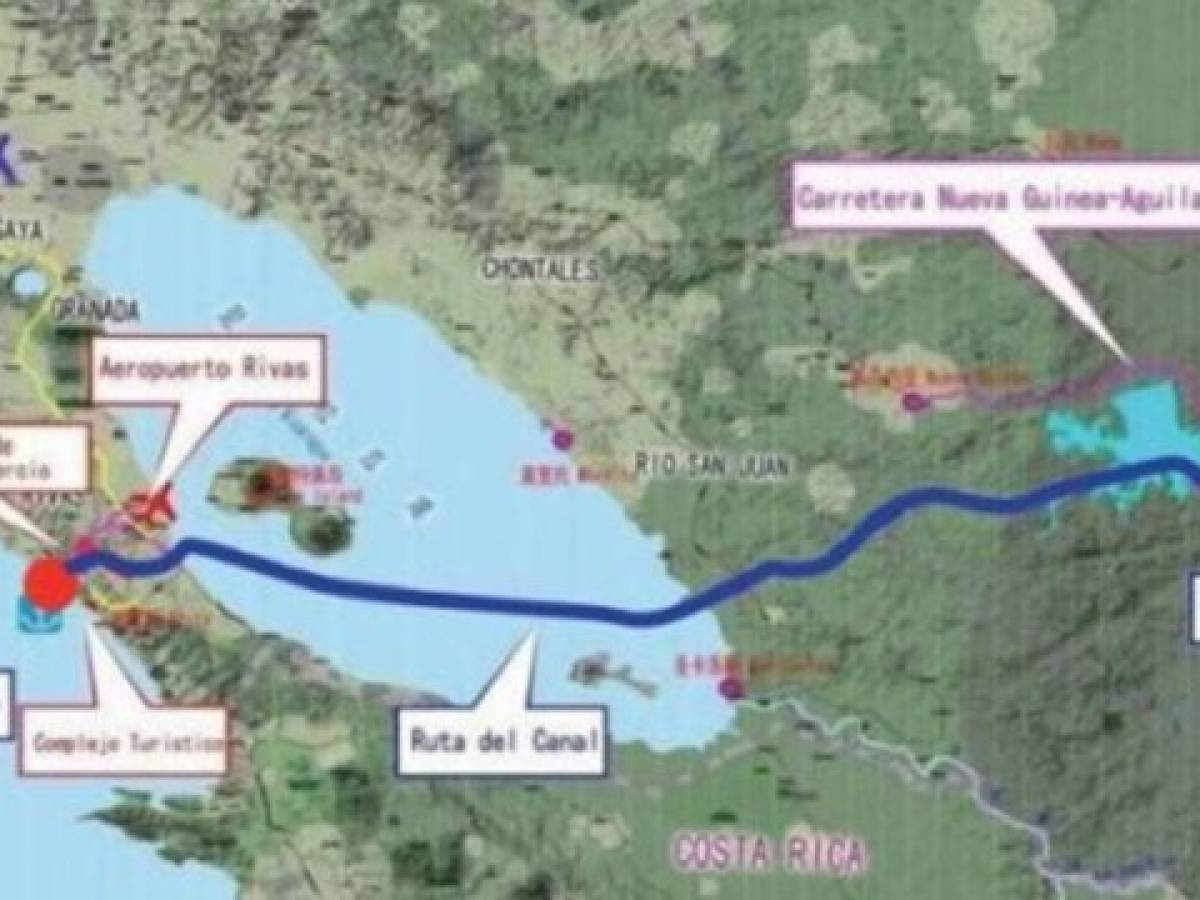 Obras mayores de Canal de Nicaragua se licitarían en septiembre