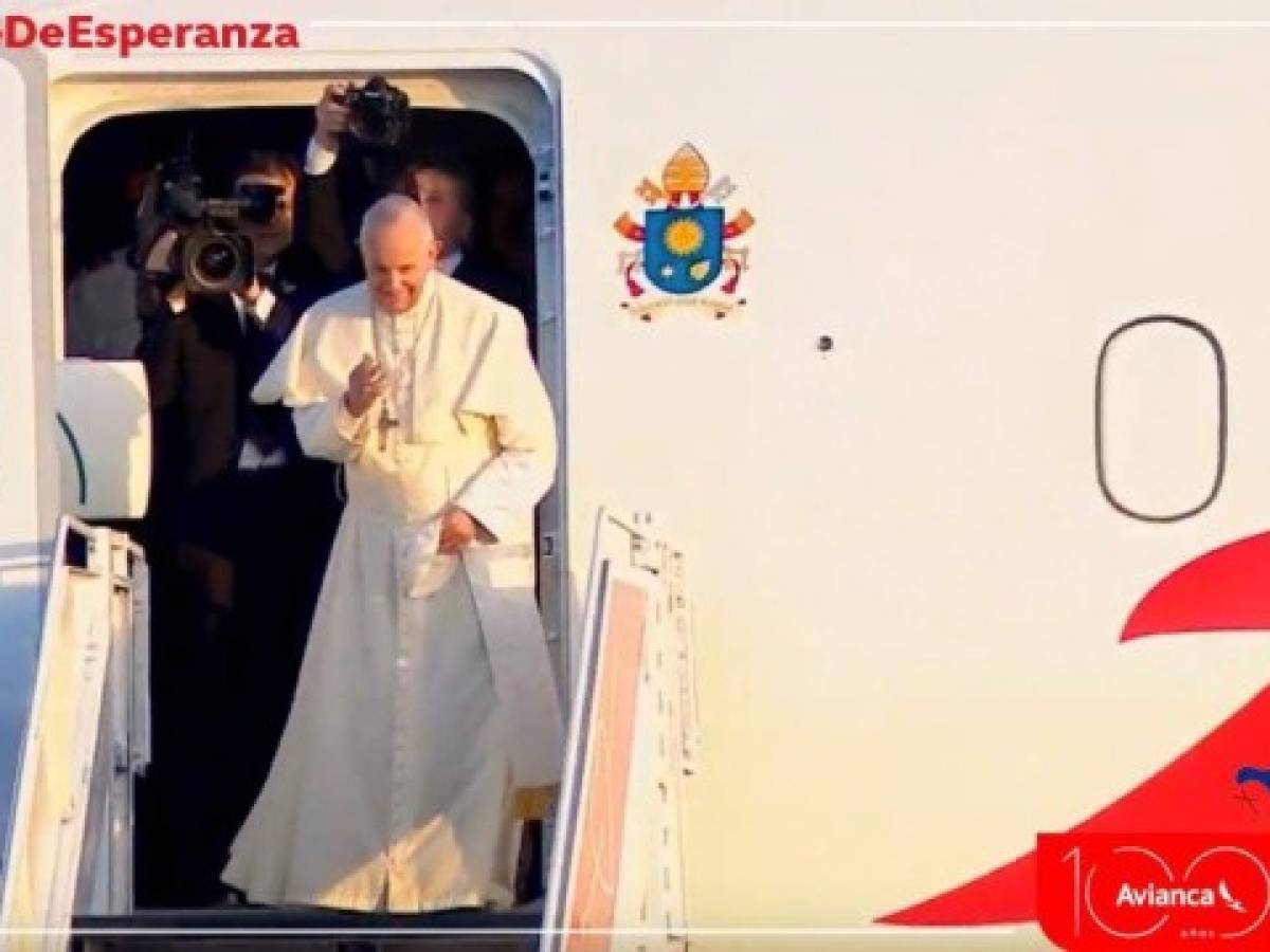 JMJ: Avianca transporta al papa Francisco de regreso al Vaticano
