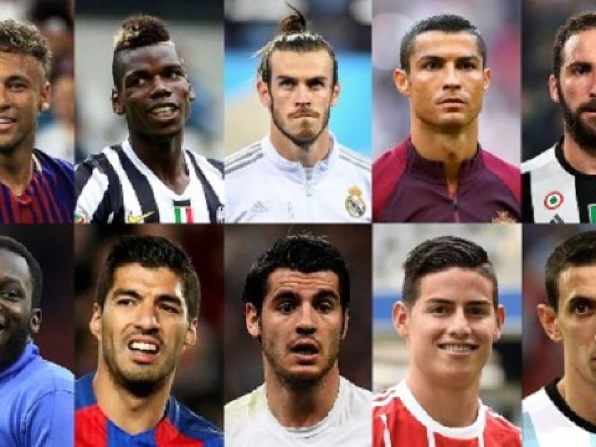 ¿Sabe cuáles son los 10 mayores traspasos en la historia del fútbol?