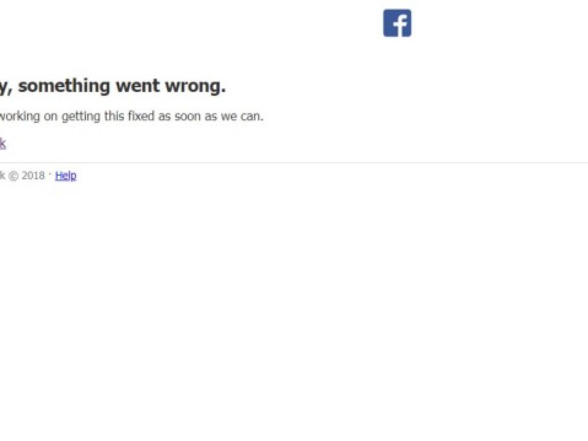 Falla mundial en las plataformas de Facebook e Instagram
