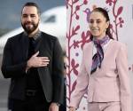 Aunque siguen siendo los mandatarios con mejor imagen, tanto el presidente de El Salvador como la presidenta de México han sufrido caídas en los porcentajes de aprobación ciudadana. (Fotos: EFE)