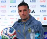 <i>El seleccionador argentino, Lionel Scaloni, destacó el nivel que Francia, uno de los grandes favoritos al junto a Argentina. Foto de cortesía</i>
