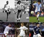 <i>Combo de fotografías de archivo que muestra al brasileño Pelé (i-arriba), el argentino Mario Alberto Kempes (c-arriba), al argentino Diego Armando Maradona (d-arriba), el francés Zinedine Zidane (i-abajo), al croata Luka Modrić (c-abajo) y al argentino Lionel Messi. EFE/ JGB/ Kote Rodrigo/ Rodrigo Jiménez/ Adán González</i>