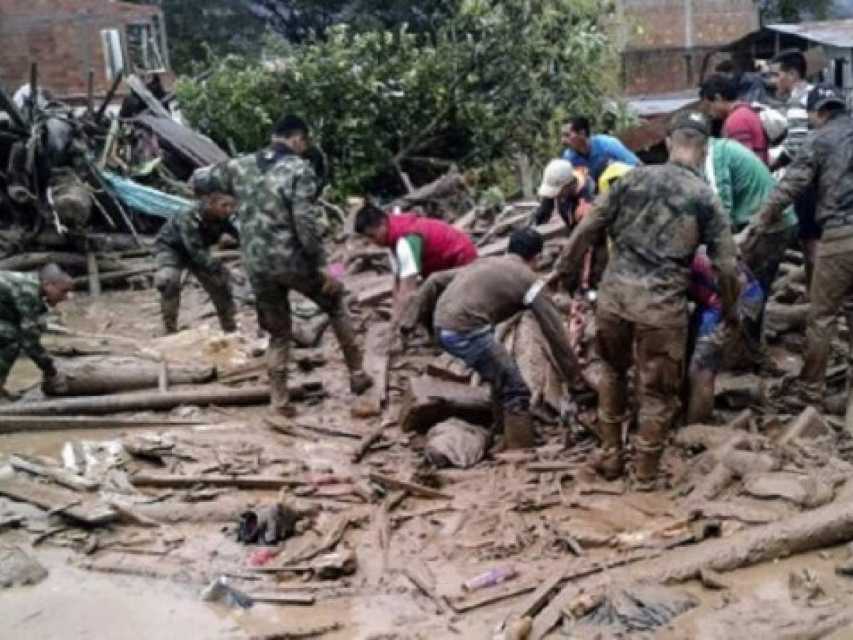 Tragedia en Colombia: avalancha deja más de un centenar de muertos