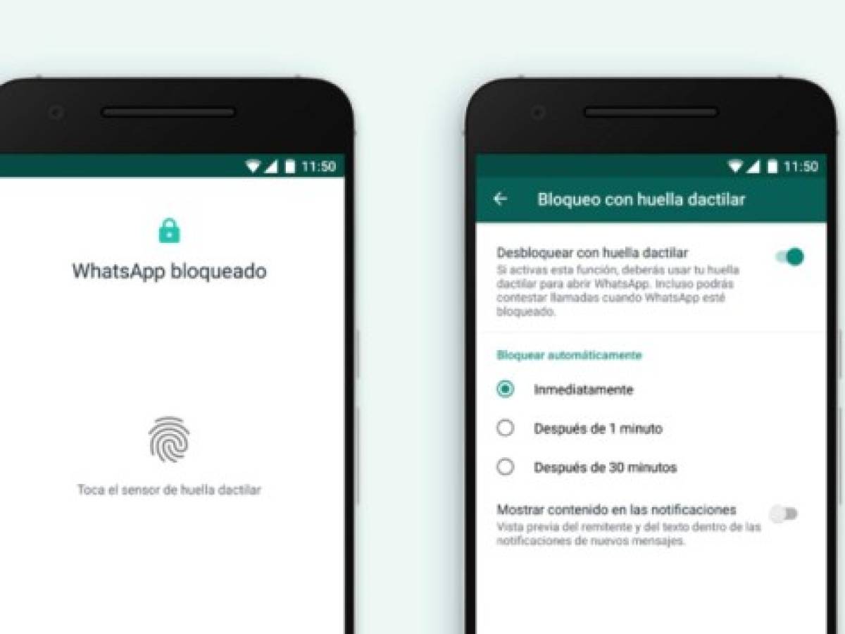 WhatsApp añade la función de huella dactilar para proteger mensajes