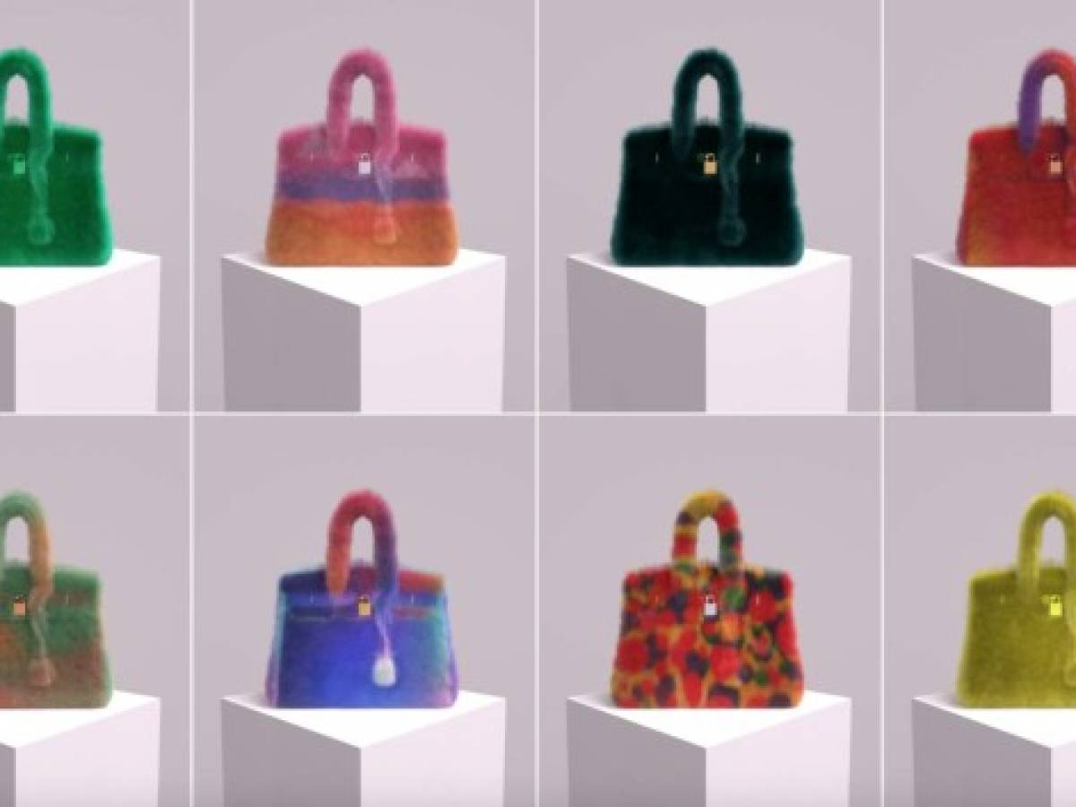 Hermès denuncia a artista estadounidense que vende NFT con la forma del bolso Birkin