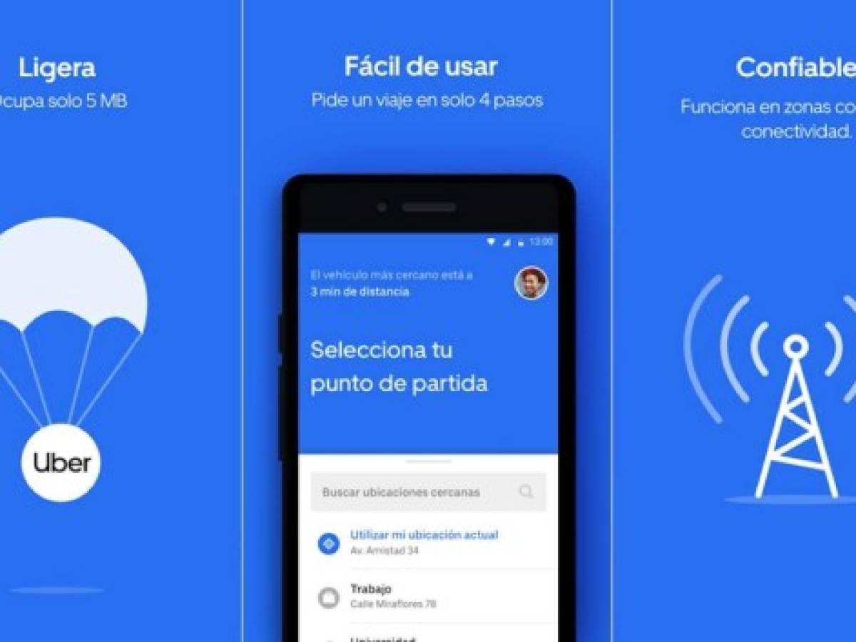Uber lanza su versión Lite en Guatemala