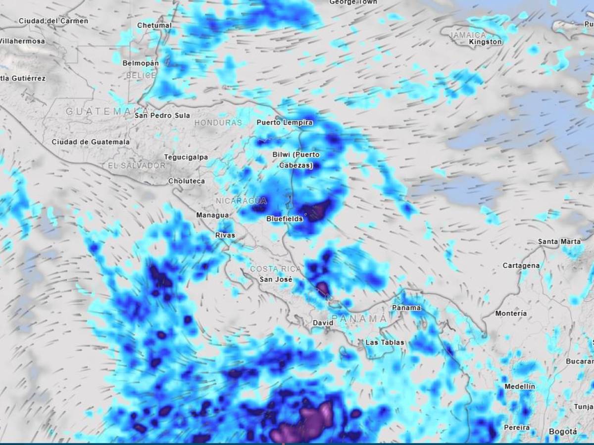 Depresión tropical 21 dejará lluvias en parte de Centroamérica