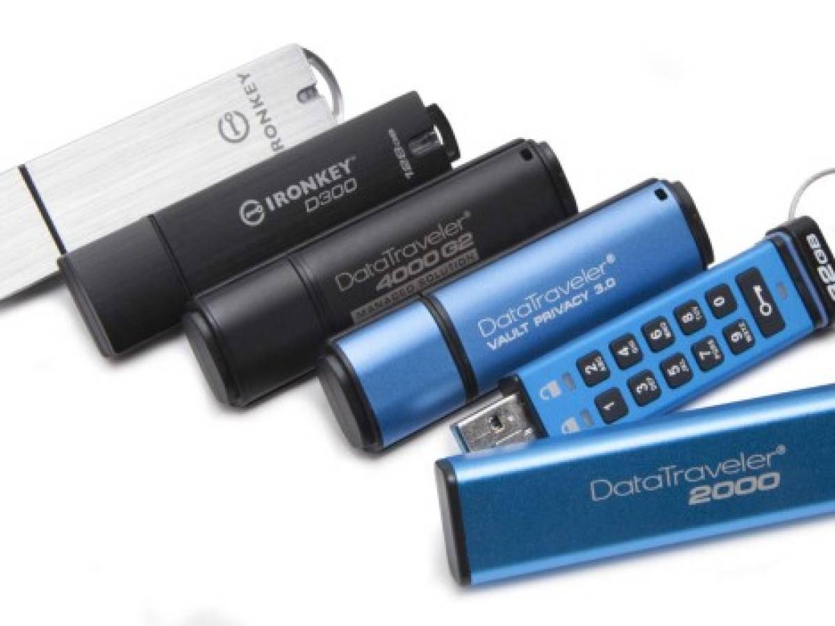 Kingston presenta las USBs encriptados