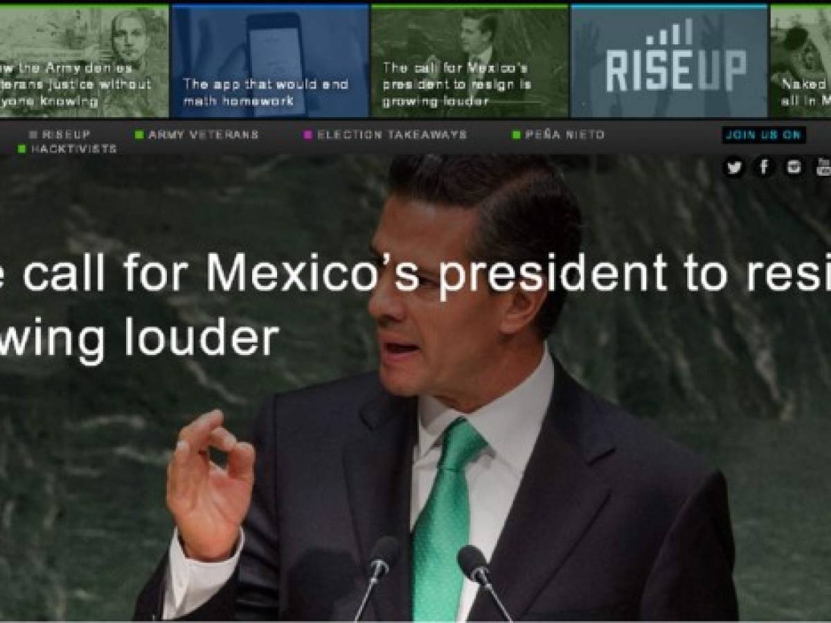 Cada vez más mexicanos piden la salida de Peña Nieto