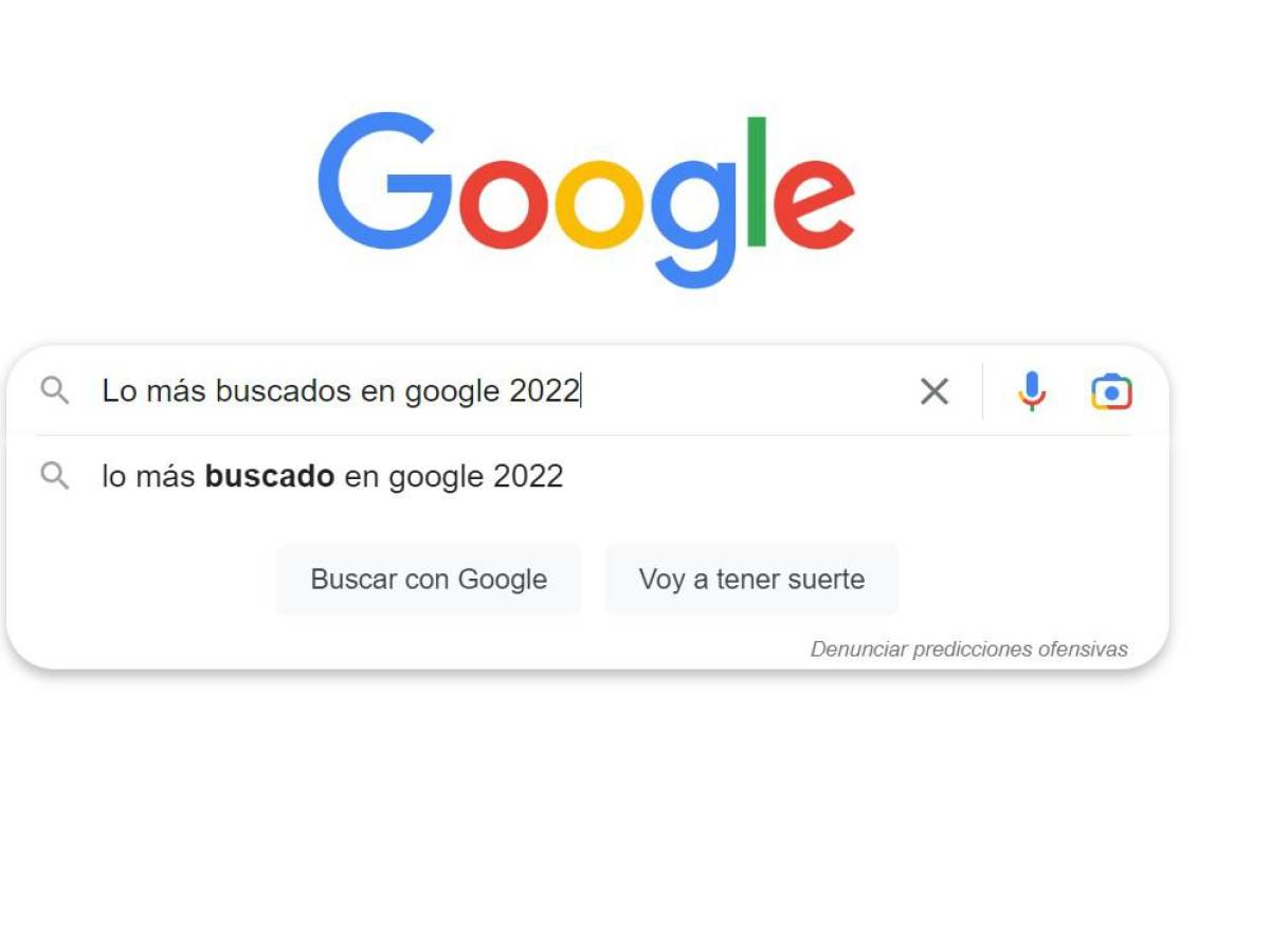 Google y las búsquedas del 2022