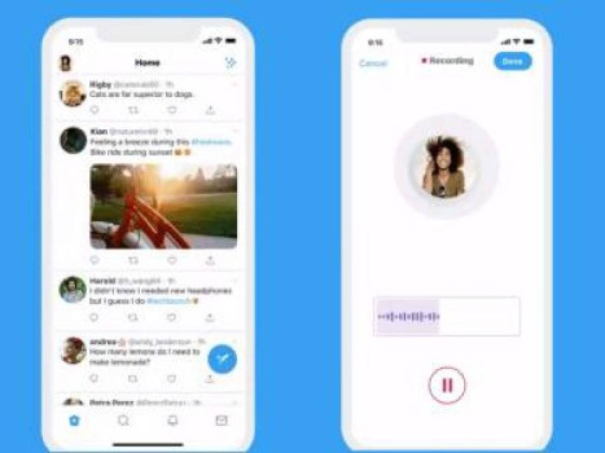 Llegan a Twitter los tuits por voz