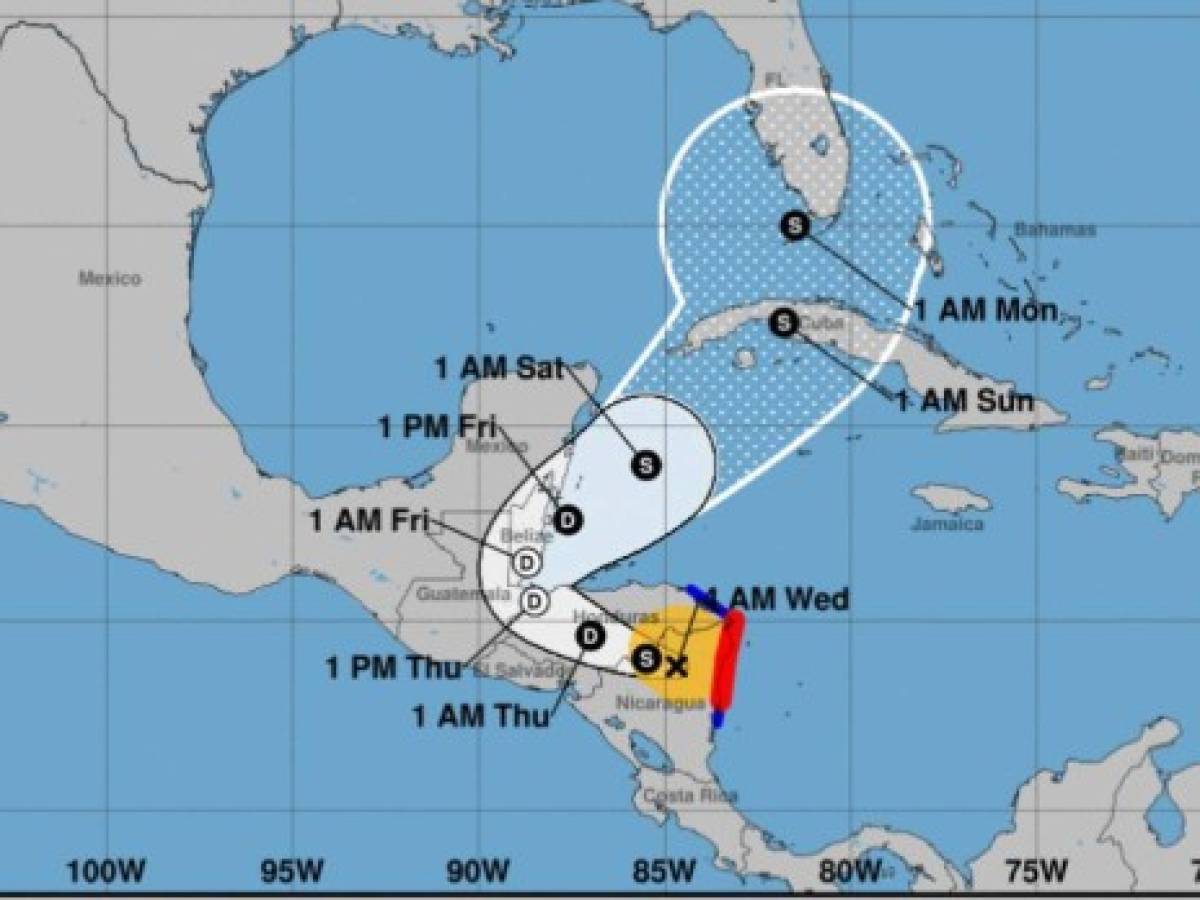 Eta avanza por Nicaragua , donde deja tres muertos