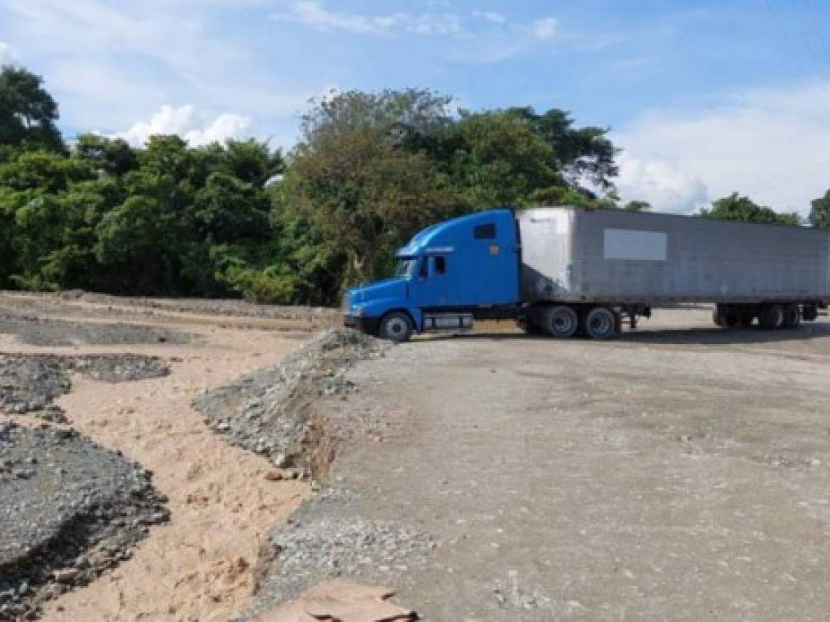 Lluvias afectan conexión terrestre entre Honduras y El Salvador