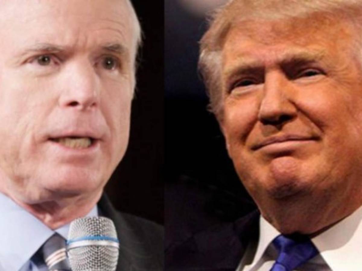 Entre John McCain y Donald Trump, un mutuo desprecio  