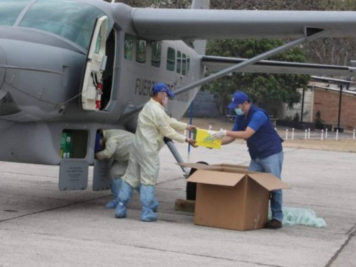 Llegan a Honduras primeras 8.000 pruebas PCR para coronavirus prometidas por Trump