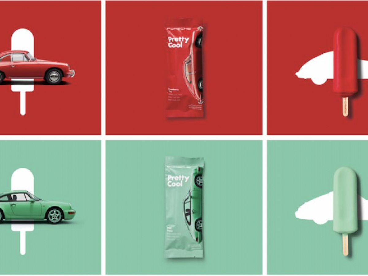 Los colores de Porsche inspiran edición limitada de helados