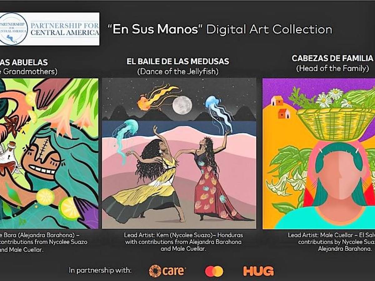 Artistas centroamericanas participan en colección de arte digital