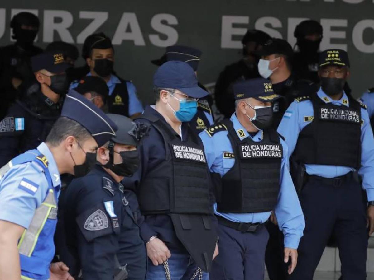 Policía hondureña lista para entregar a la DEA a JOH